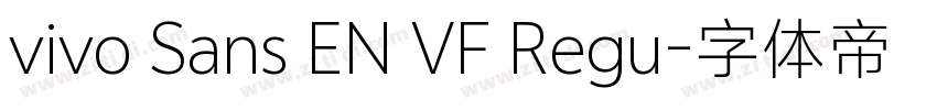 vivo Sans EN VF Regu字体转换